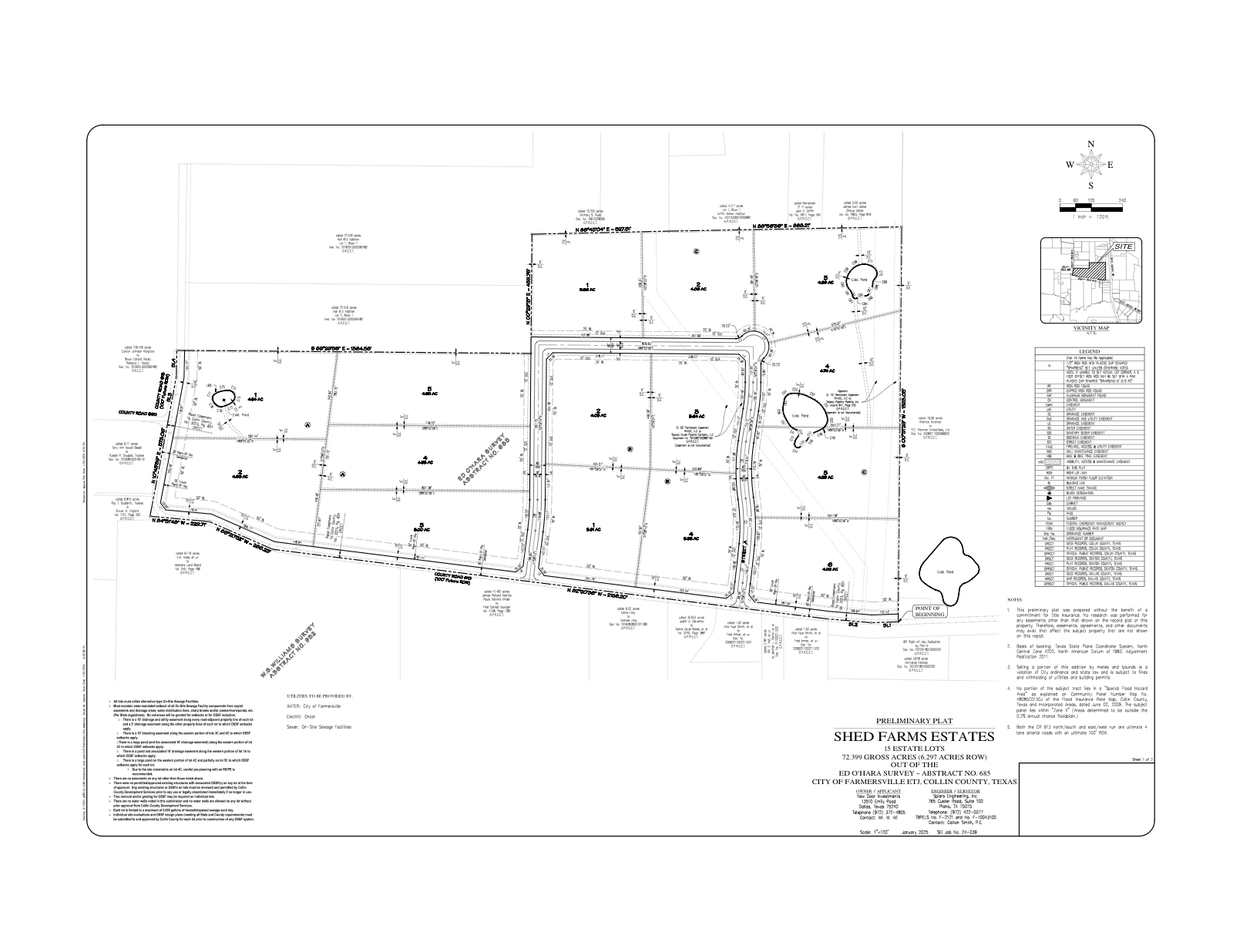Residential Subdivision — Shed Farms, TX